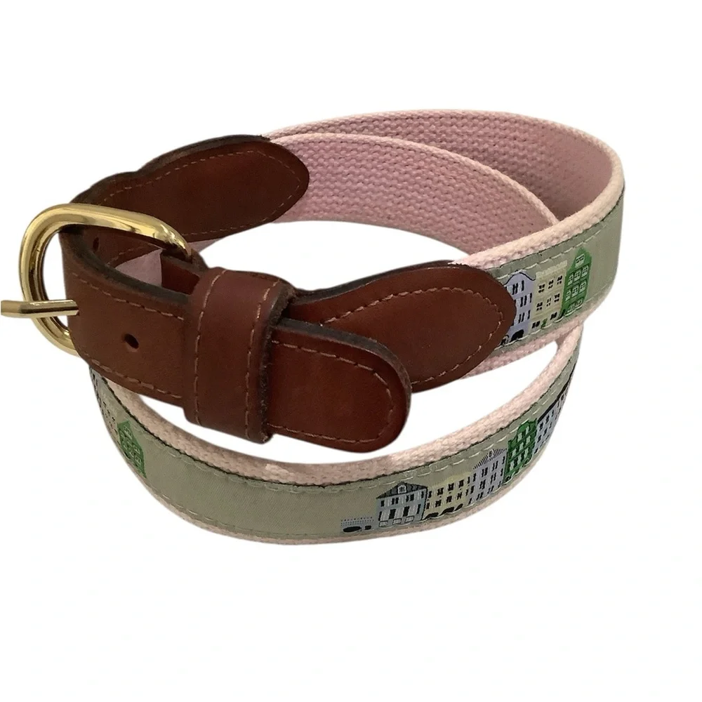 Men’s Charleston inspired designer belt in size 32